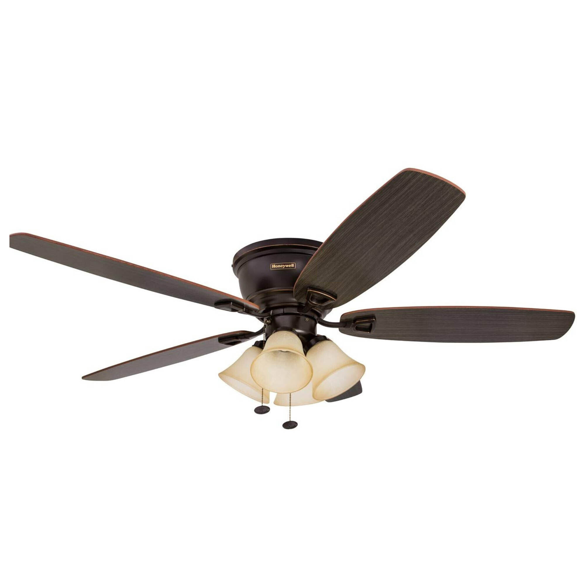 Honeywell, 52in. Glen Alden Ceiling Fan Bronze, Fan Diameter 52 in, Fan Blade Span 50-54 Air Delivery 2972 cfm, Model# 50183